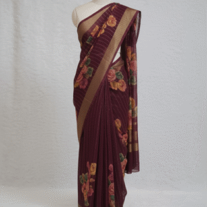 chiffon saree under 1000