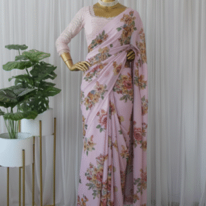 pure georgette sarees