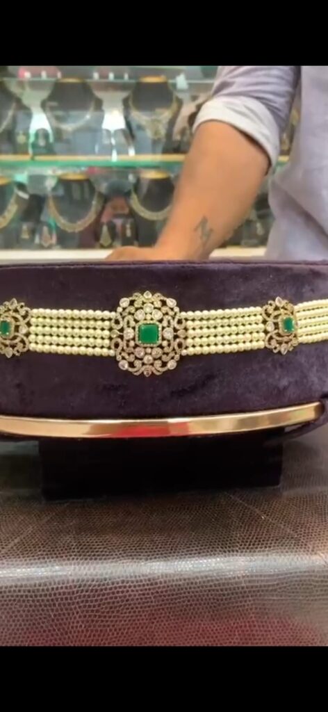 pearl waist chain