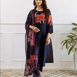 women cotton kurti sets