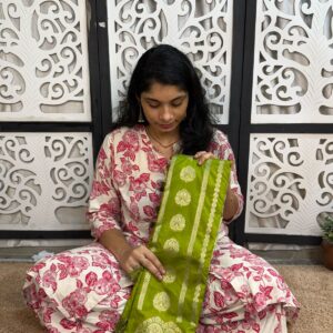Raw mango pattu sarees