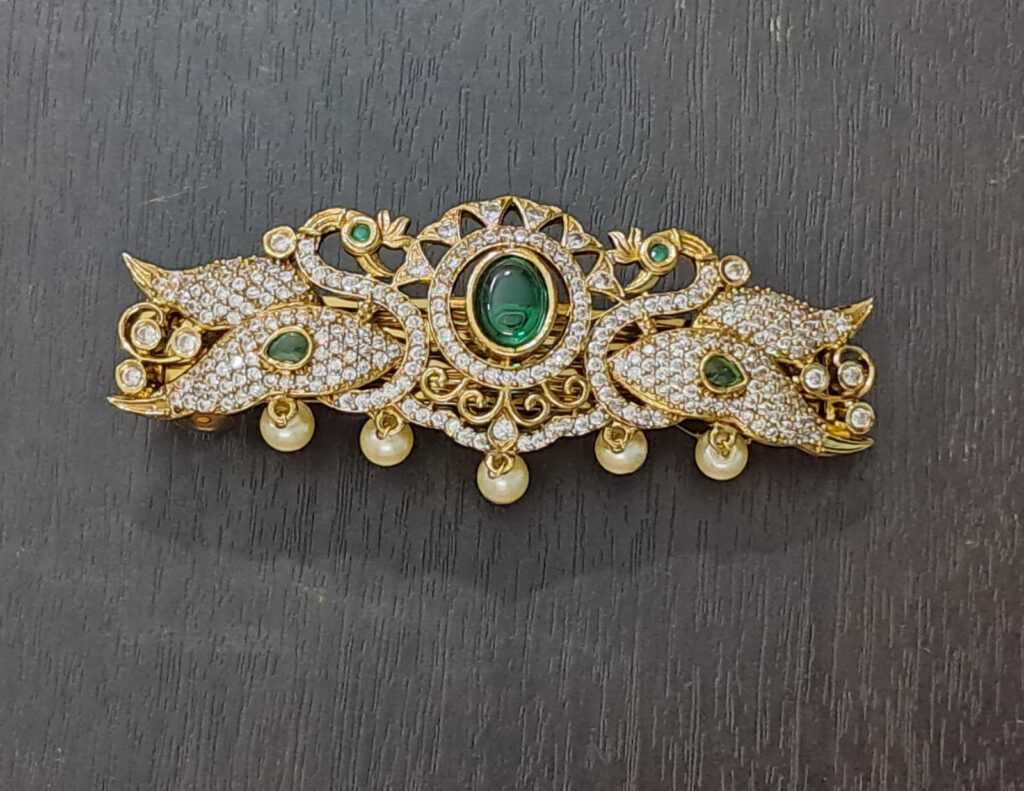 Peacock Design Hair Clip
