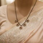 short black beads