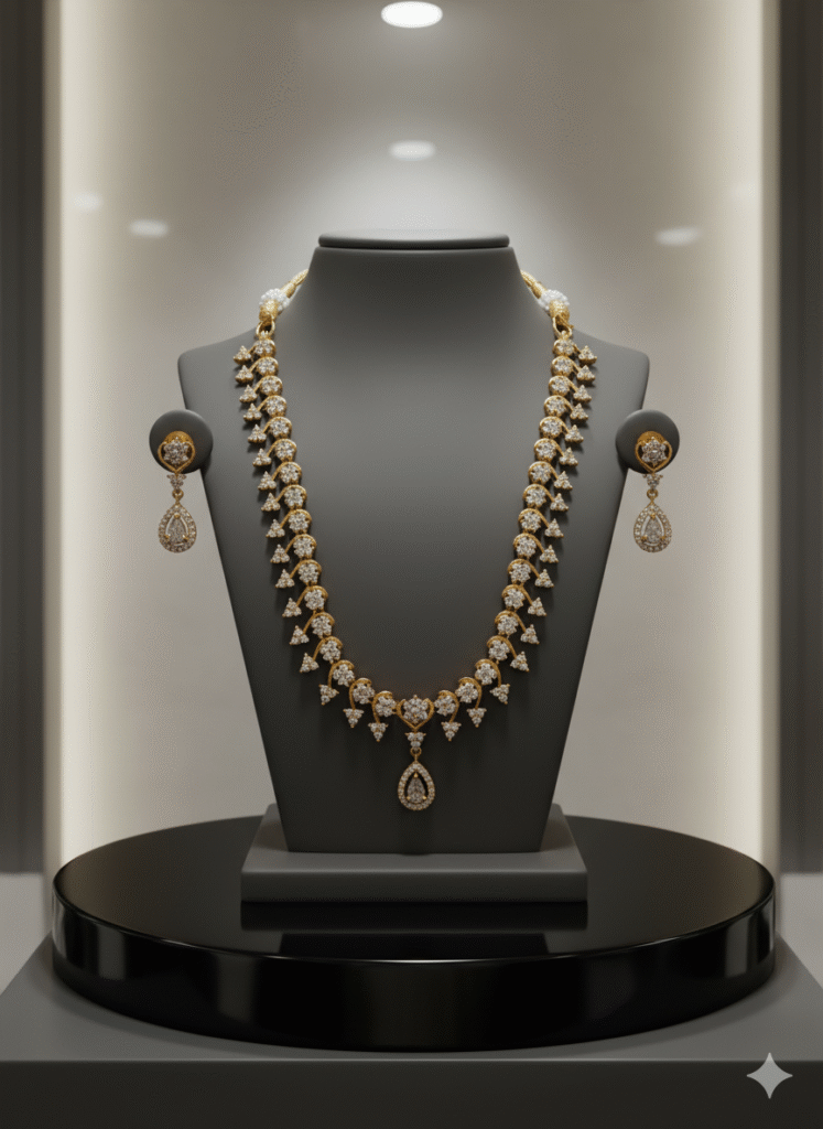 CZ Necklace Set