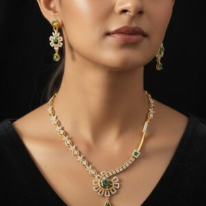 White Stone Necklace