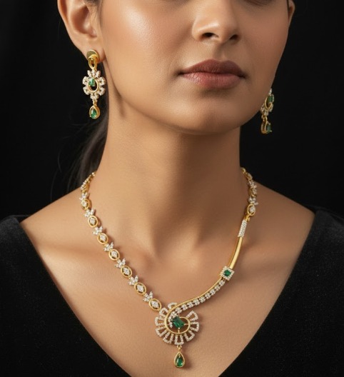 White Stone Necklace