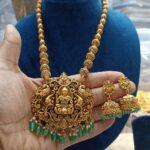 Gold Beads Lakshmi Haram