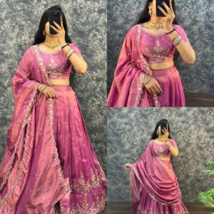 Tissue half sarees