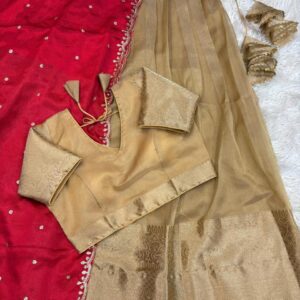 Tissue half sarees online