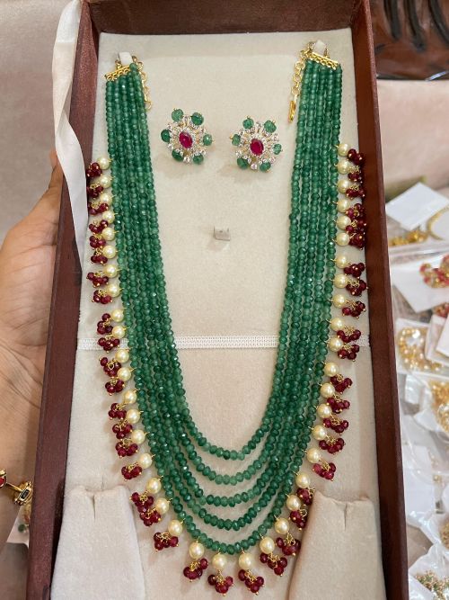Green Beads Long Haram