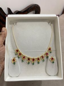 Jadau Kundan Pearl Choker