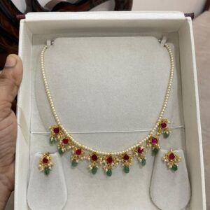 Jadau Kundan Pearl Choker