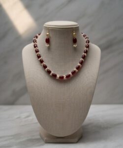 Ruby Necklace Set