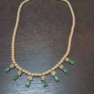 Handmade Swarovski Pearl Necklace