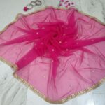 pink dupatta