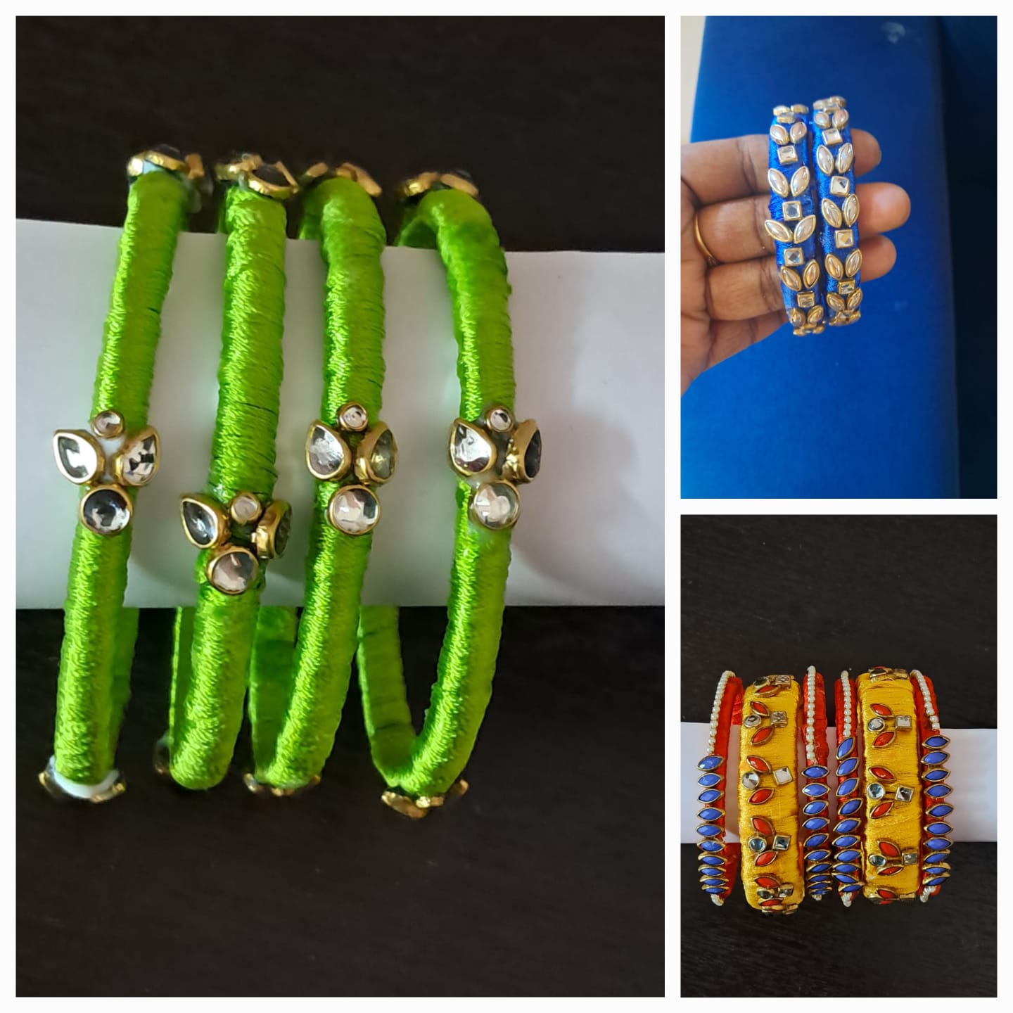 Thread bangles