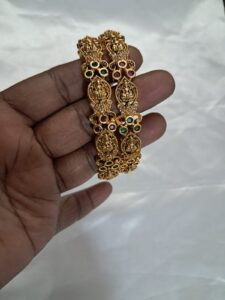 Antique Lakshmi bangles set