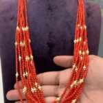coral beads