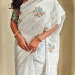 organza Saree