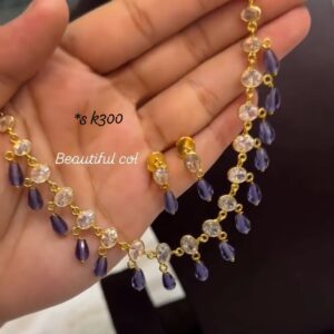 polki stone necklace