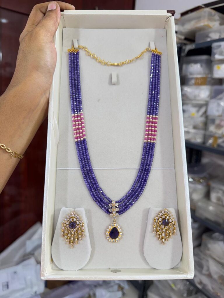 purple jewellery