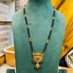 Long black beads chains