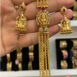 gold plated chandraharam