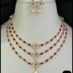 ruby necklace set online