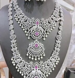 silver finish jewellery