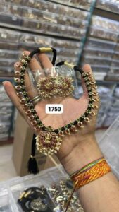 black thread necklace for women