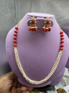 coral necklace online