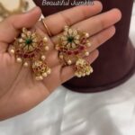 jadau kundan earrings