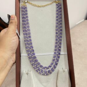 purple beads jewellery