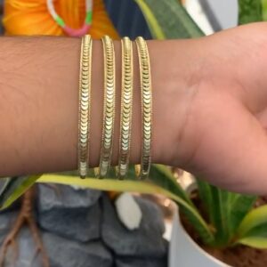 gold plated bangles