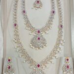 AD stone jewellery set
