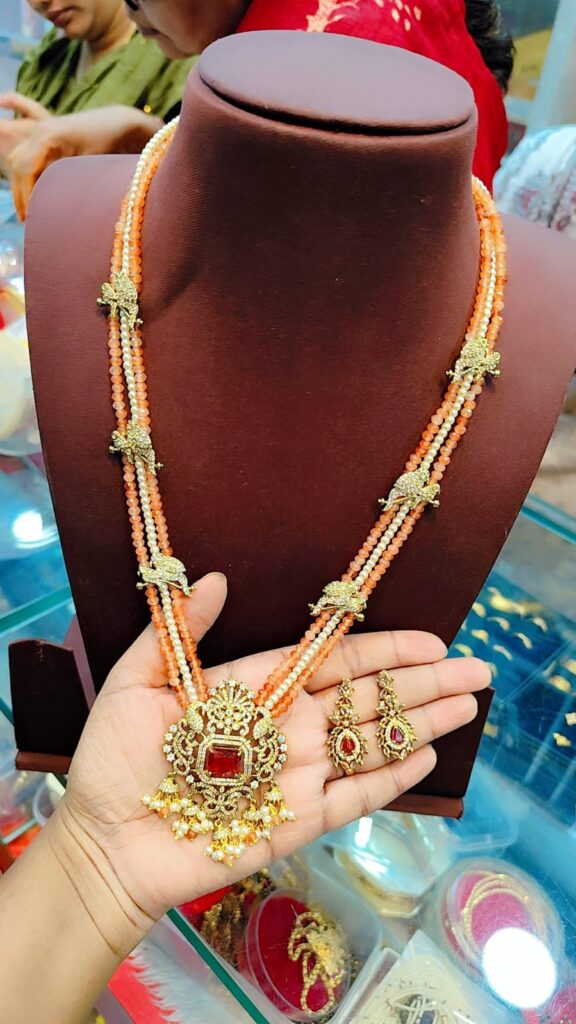 Crystal Beads Jewellery Set