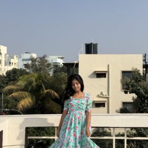 chiffon maxi frock