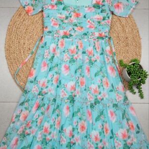 chiffon maxi frock
