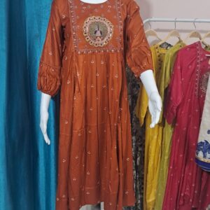 rayon frocks for women