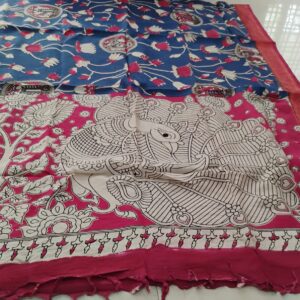 kalamkari nizam border dupattas