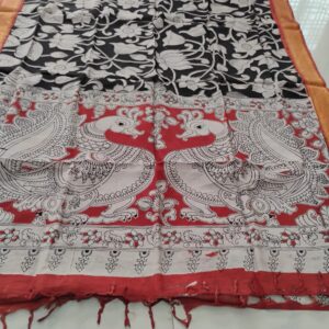kalamkari nizam border dupattas