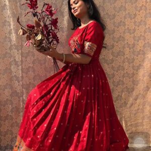 party wear long frocks for women