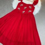 vichitra silk maxi dress