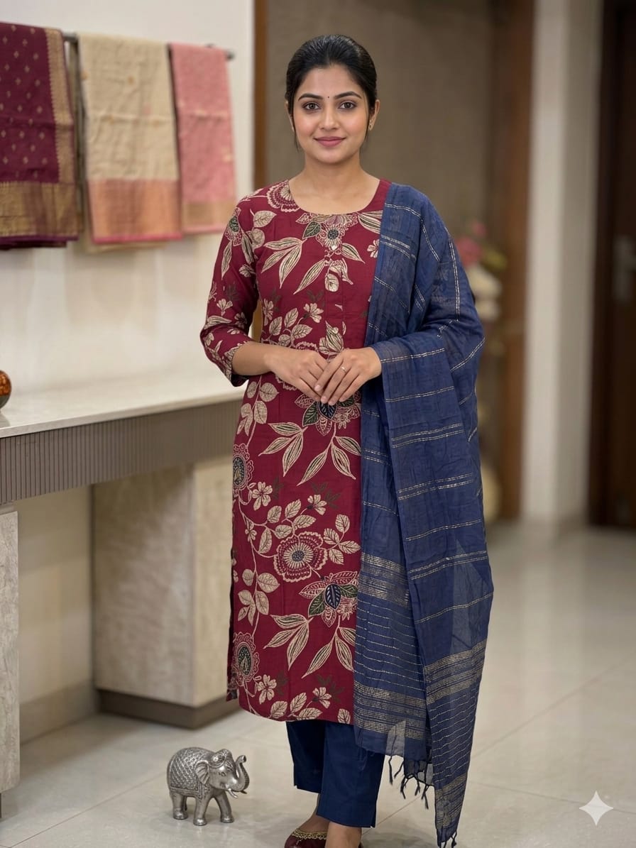 3 piece kurta set under 1000