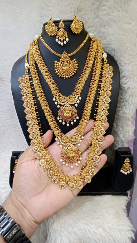 bridal jewellery combo set