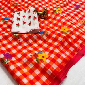 checks sarees at 550
