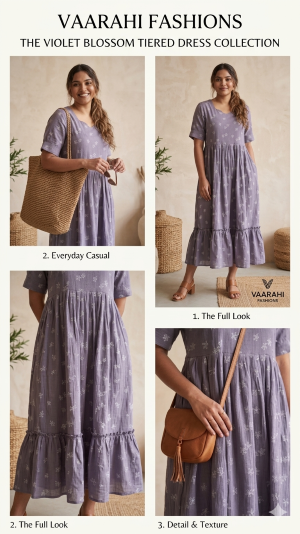 georgette long frocks