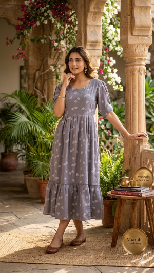 georgette maxi dress