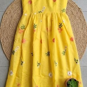 chanderi maxi dress for women