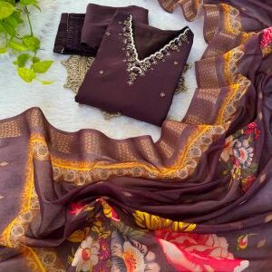 Brown Kurta Set for Women